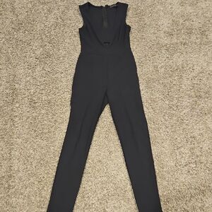 Elegant Black Sleeveless Jumpsuit